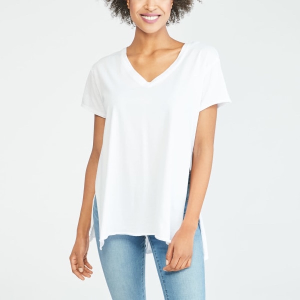 🆂🅰🅻🅴 Organic Cotton Side Slit Tunic